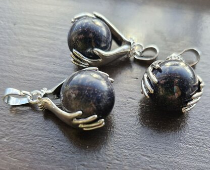 Blauwe goudsteen Healing Hands