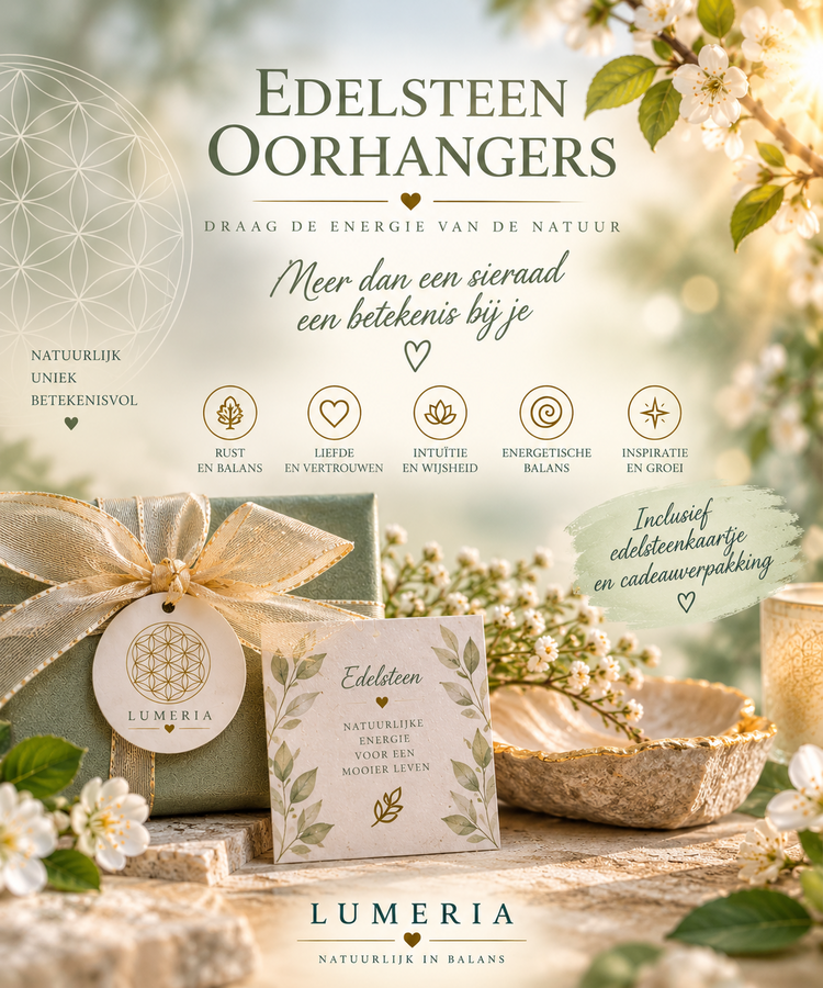 Edelsteen-oorhangers