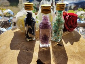Lumeria energie flesjes set | Amazoniet amethist zwarte toermalijn | 3x 20 ml
