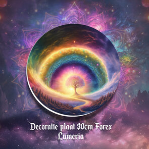 Quantum veld Tree of life - decoratieplaat - 30cm