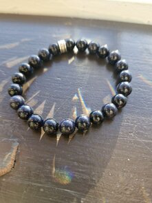 Blauwe Goudsteen Armband | Bescherming & Vertrouwen – Lumeria