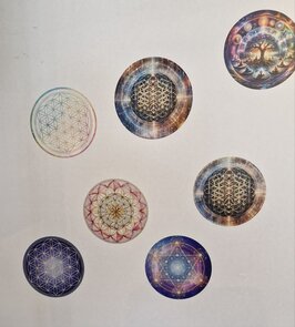 Setje met alle Transparante stickers - 7 stuks