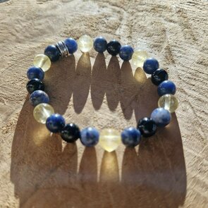 Kracht Armband – Zelfvertrouwen, Bescherming & Energie | onyx citrien sodaliet