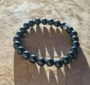 Zwarte toermalijn armband | Bescherming & aarding | Lumeria