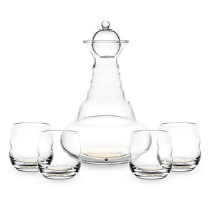 Vitaalwaterkaraf & 4 Mythos glazen goud