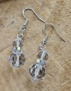 Kristal Licht Set – Oorhangers - Aartsengel Raziël – Licht & Wijsheid 