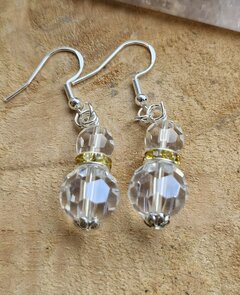 Kristal Licht Set – Oorhangers - Aartsengel Jophiel - Innerlijke rust en Geduld