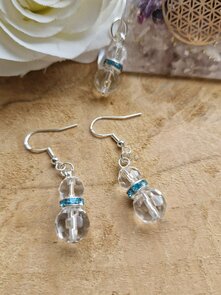 Kristal Licht Set – Oorhangers & Hanger - Aartsengel Raguel - Harmonie en Kosmische orde