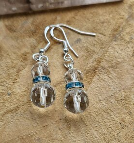 Kristal Licht Set – Oorhangers - Aartsengel Raguel - Harmonie en Kosmische orde
