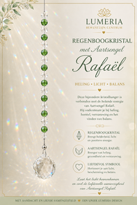 Regenboogkristal Hanger – Aartsengel Rafaël 