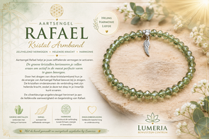 Aartsengel Rafael armband | Helende kristal armband | Lumeria