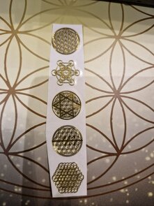 Frequentie Stickers – Heilige Geometrie