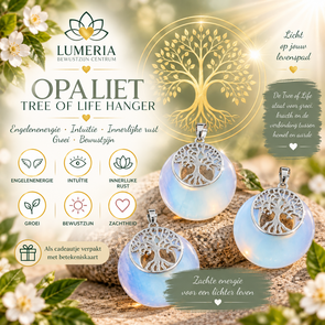 Opaliet Tree of Life Hanger – engelenenergie, intuïtie & groei