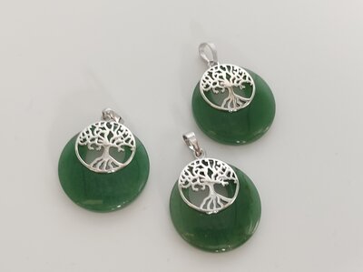 Tree of life hanger met aventurijn
