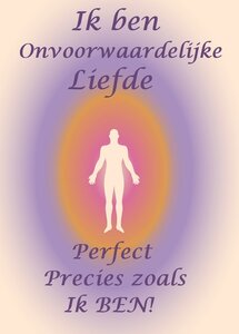 Kaart - Ik ben onvoorwaardelijke liefde - poster