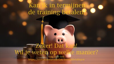 Termijn betalingen trainingen en producten