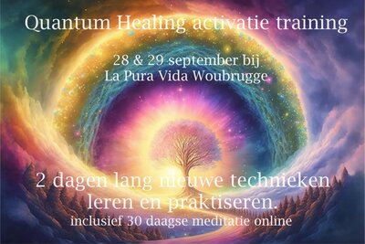 Quantum healing Activatie Training - 28 en 29 september 2024 - Woubrugge La Pura Vida