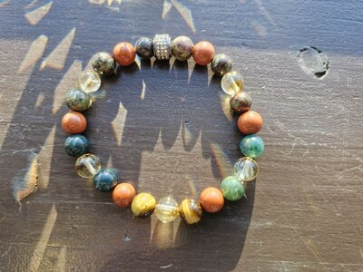 Aarde kracht Armband Harmonie Strass 