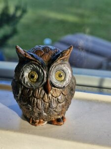 Orgonite energie uiltje - bescherming en wijsheid 5 cm