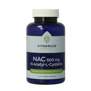 Vitakruid NAC 600 mg N-Acetyl-L-Cysteine - 60 capsules