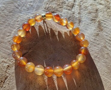 Carneool Powerbead Armband – Aarding & Zelfvertrouwen