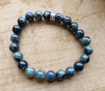 Elderiet (Kambaba Jaspis) Powerbead Armband – Rust, Aarding & Bescherming