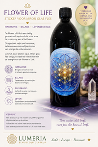 Miron Violetglas Waterfles 1 Liter