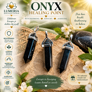 Onyx Healing Point – bescherming, kracht & aarding