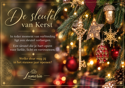 De Sleutel van Kerst – Lumeria Kerstkaart A6
