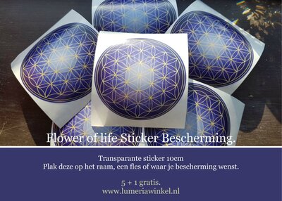 Bloem van het leven sticker Bescherming