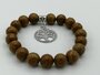 Versteend Hout armband_