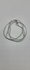 Verzilverde slangen ketting _