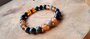 Zachte aardende kracht powerbead armband - Carneool - Elderiet en Labradoriet_