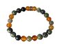 Zachte aardende kracht powerbead armband - Carneool - Elderiet en Labradoriet_