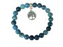 Mos agaat armband - Aardende bescherming - 8mm powerbeads - tree of life_