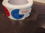 Sticker rol smiley - rolletje 25mm stickertjes_