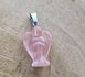 Cherry Quartz hanger engeltje 12 mm_