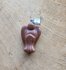 Bruine Goudsteen hanger engeltje 12 mm_