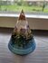 Orgonite energie piramide - bescherming energiecentrale blauw_
