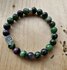 Robijn in Zoisiet armband met tree of life_