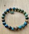 Chrysocolla armband met vlinder_