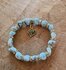 Larimar armband nuggets | Bij jezelf blijven & rust met hartje | Lumeria_