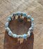 Larimar armband nuggets | Bij jezelf blijven & rust met hartje | Lumeria_