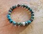 Chrysocolla armband | Balans, heling & zelfexpressie | Lumeria_