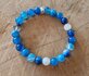 Blauwe Agaat Powerbead Armband – Bescherming & Rust_