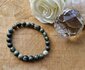Groene Versteend hout armband Het oeroude hout | Lumeria_