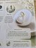 Witte Jade Hanger goudkleur – met Witte Jade kaart_
