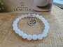 Witte Jade Armband 8 mm – Lotus _