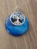 Blauwe Agaat Tree of Life Hanger – rust, communicatie & groei_