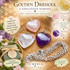 Gouden Driehoek – 3 Edelsteen Hartjes 20 mm met verzilverde ketting_